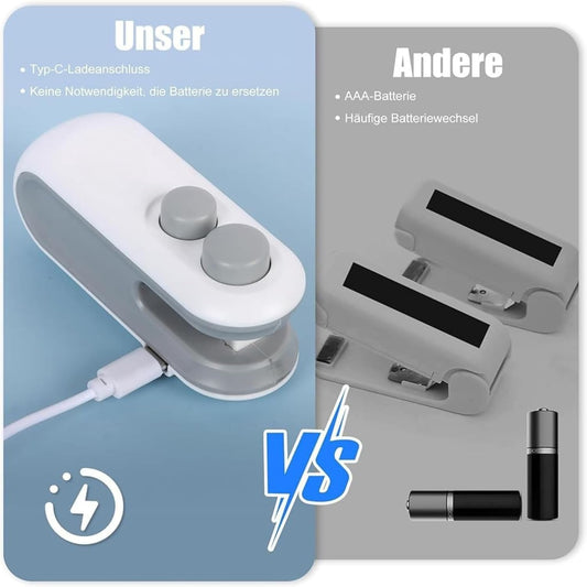 Advanced 2 in 1 USB Rechargeable Magnetic Heat Sealing Food, Snack, Chips, and Plastic Bags