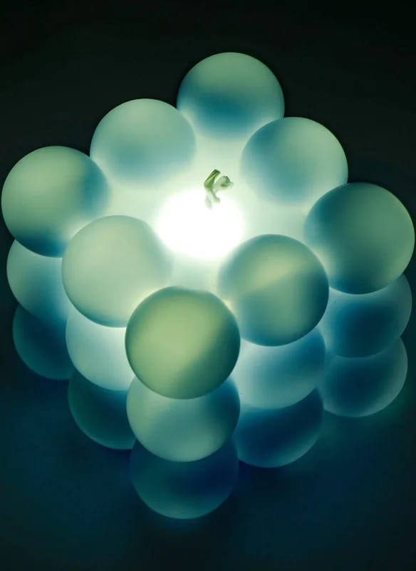 LED Bubble Candle Set of 3