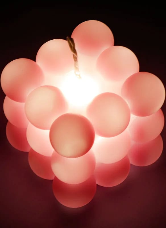 LED Bubble Candle Set of 3