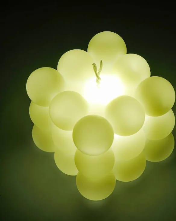 LED Bubble Candle Set of 3